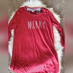 Rae Dunn "Merry" Night gown